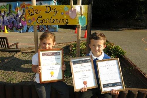 Neston Primary School's gardens are award-winning
