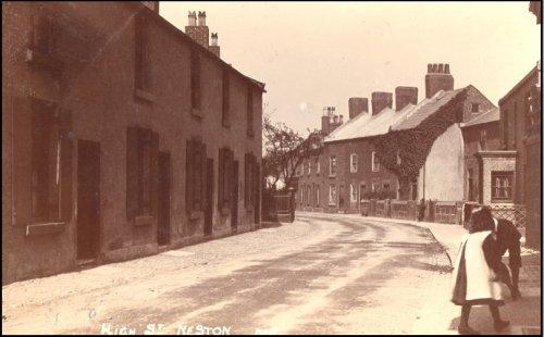 Liverpool Road before the War, Cottrell's Cottages on left.