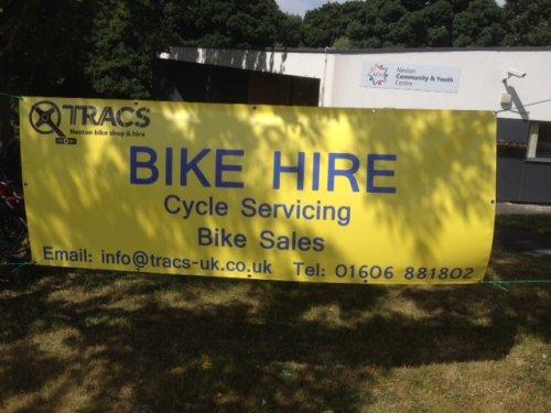 Bike Hire hits the road at Neston Community Youth Centre