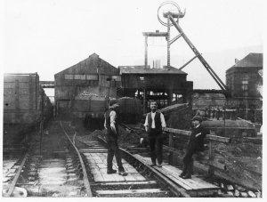Railway sidings at Neston’s Colliery