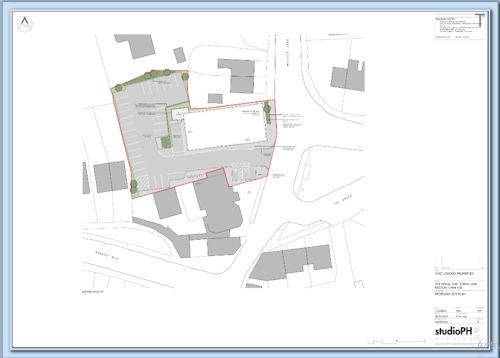 Proposed Site Plan copied from application 24/00687/FUL.